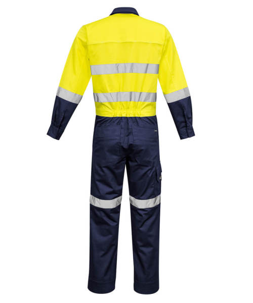 Rear View in Yellow/Navy