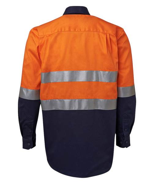 Rear in Orange/Navy