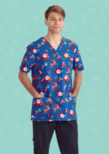 Santa Electric Blue