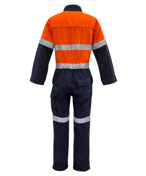 Rear View in Orange/Navy