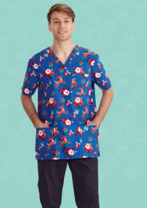 Santa Electric Blue