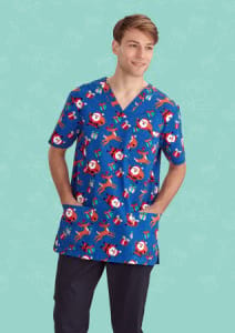 Santa Electric Blue