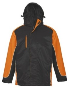 Black Orange White
