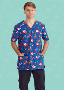 Santa Electric Blue
