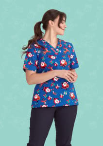 Santa Electric Blue