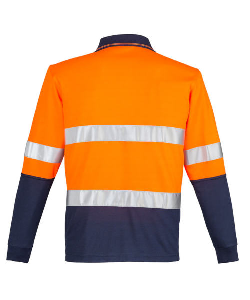 Rear View in Orange/Navy