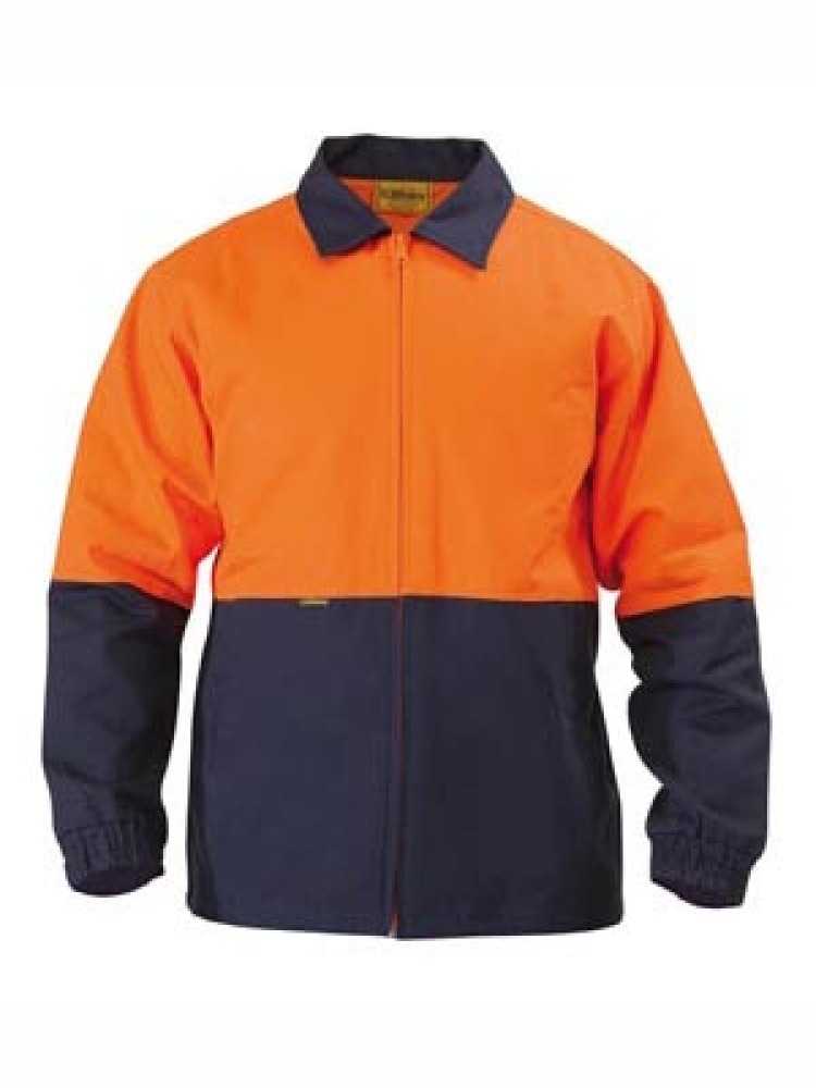 BISLEY 2 TONE HI VIS DRILL JACKET